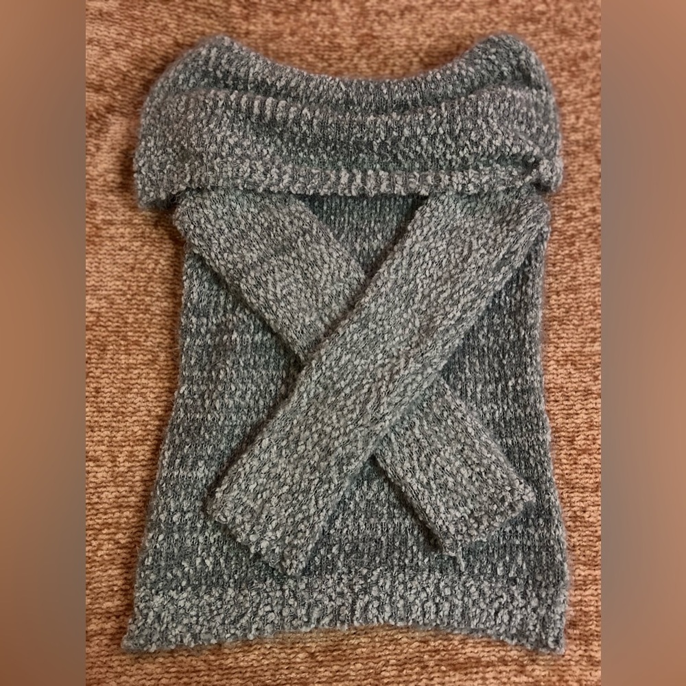 Lauren Conrad big neck knitted sweater
